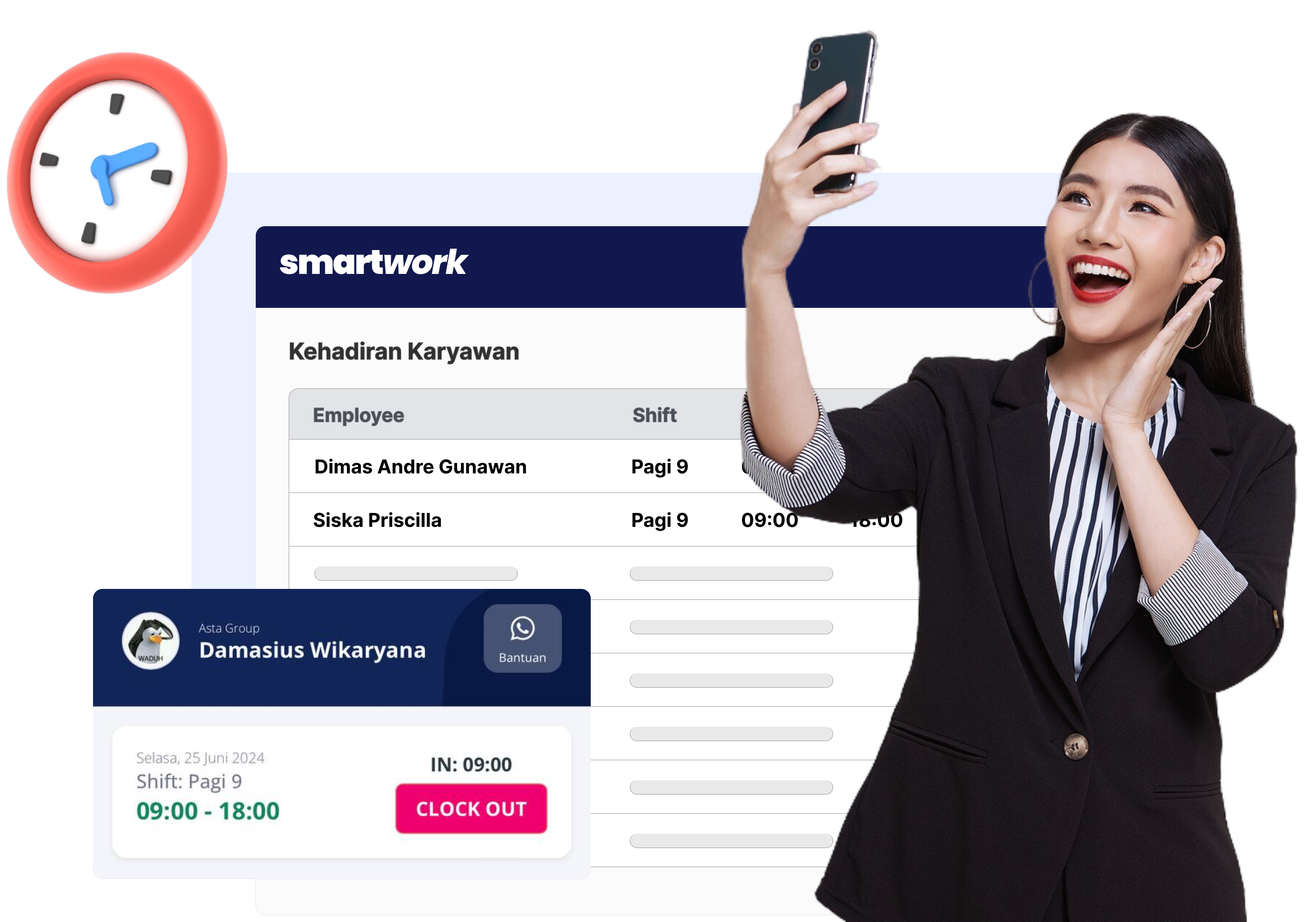 Smartwork App Aplikasi Absensi Online & HR Solution No 1 di Indonesia