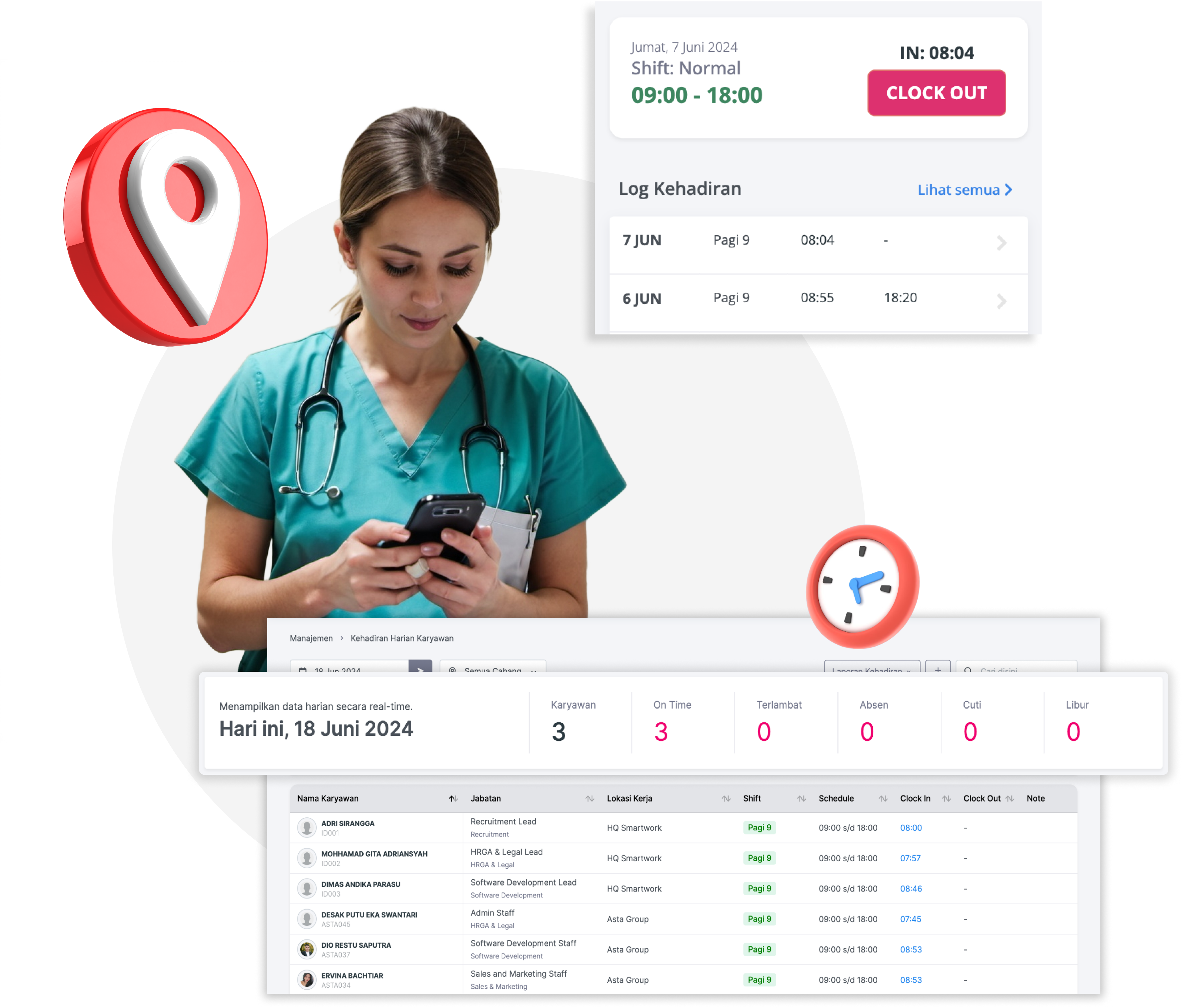 Smartwork App Aplikasi Absensi Online & HR Solution No 1 di Indonesia
